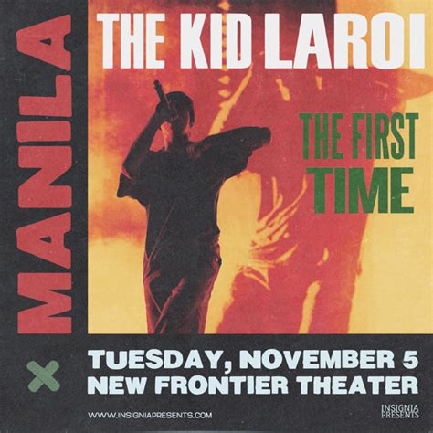 est to manila time|The Kid LAROI to hold first Manila concert this November.